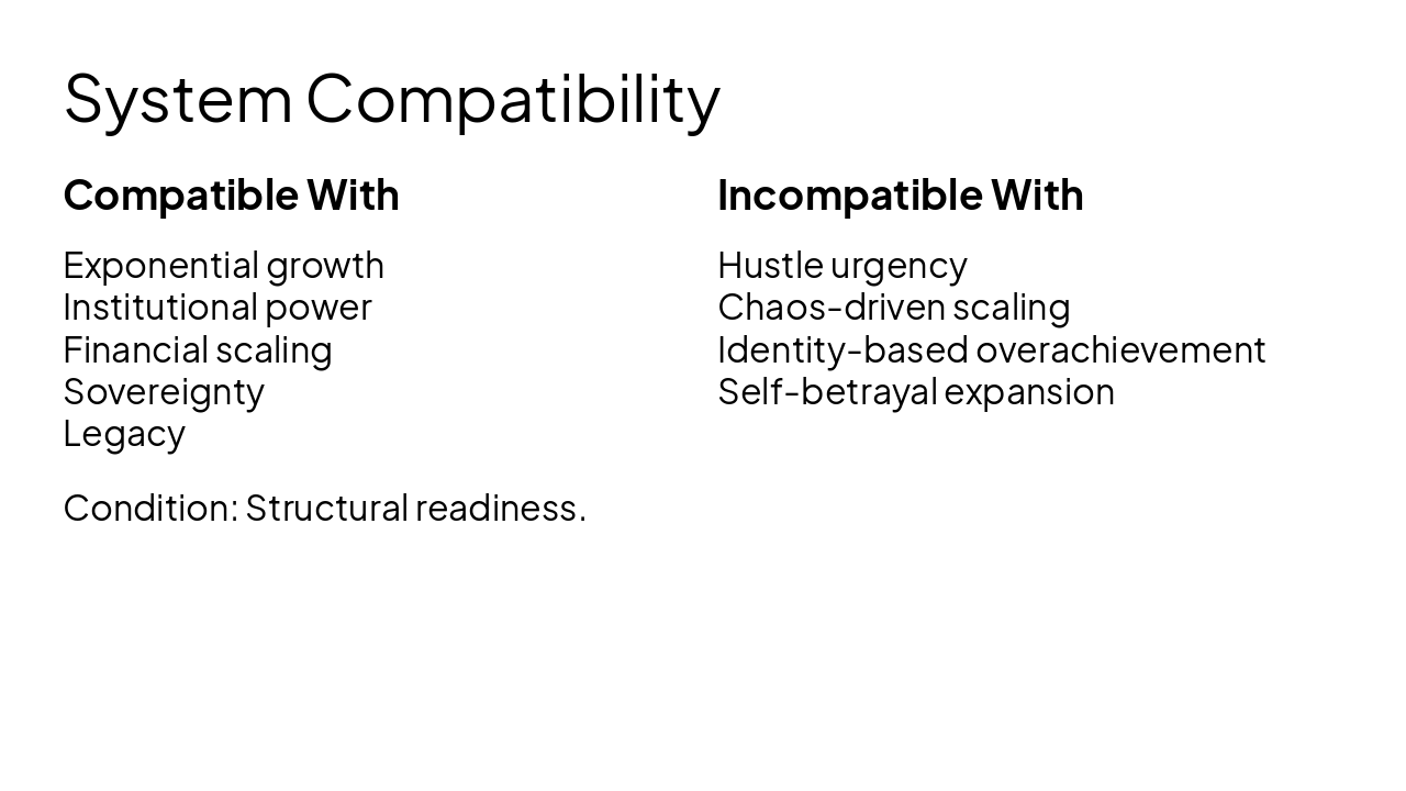 Slide 20 - System Compatibility