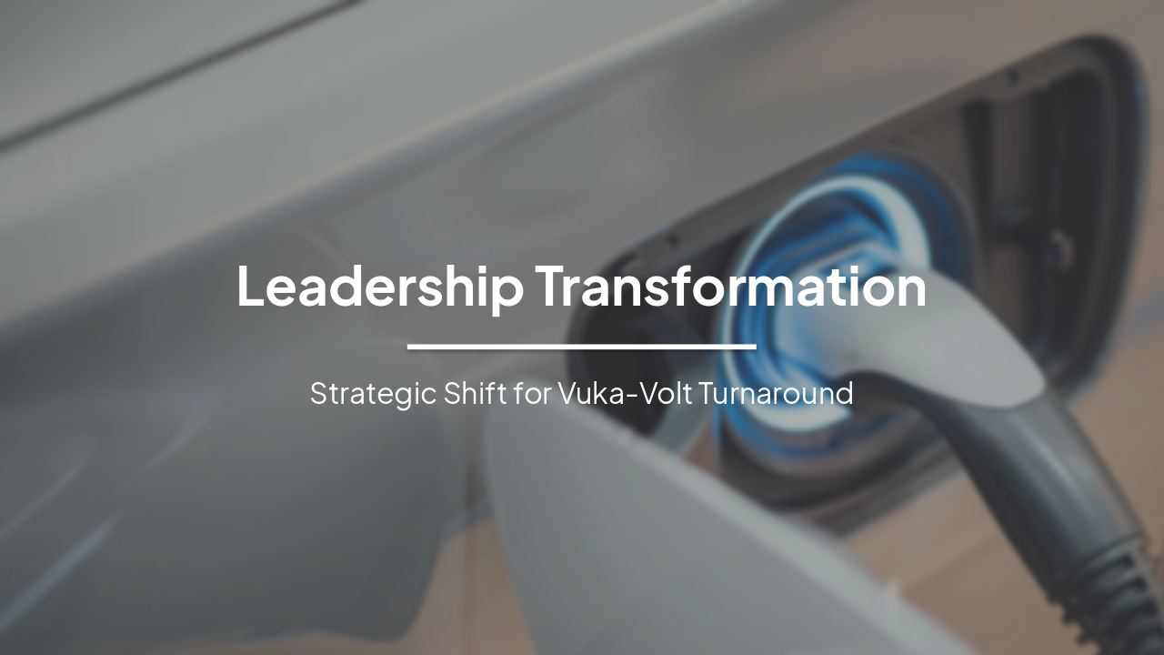 Slide 1 - Leadership Transformation