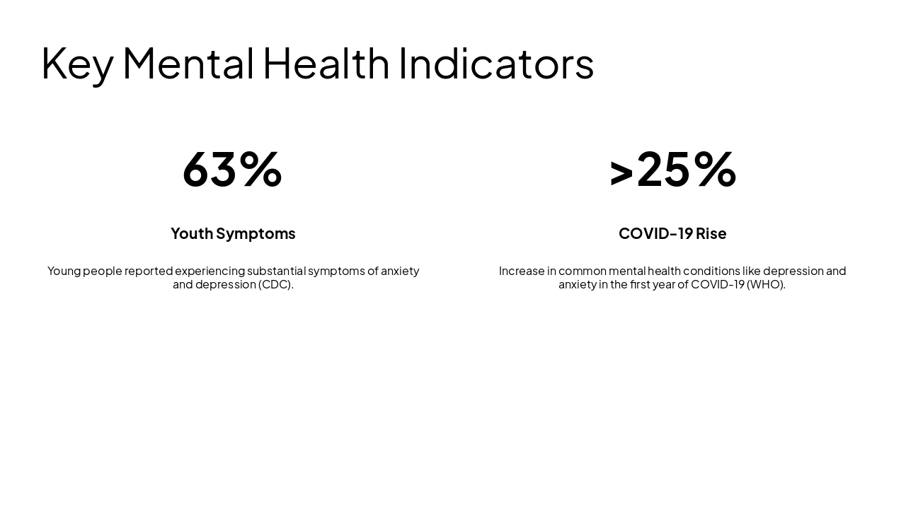 Slide 4 - Key Mental Health Indicators
