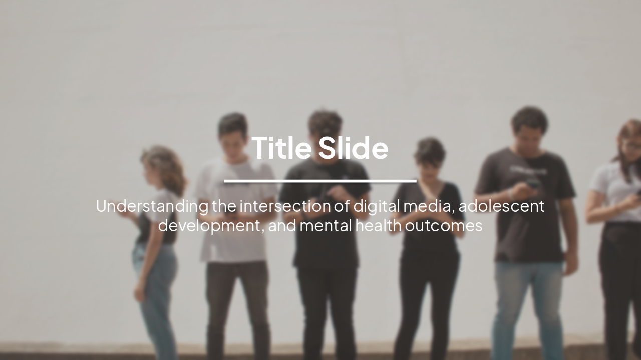 Social Media's Impact on Youth Mental Health