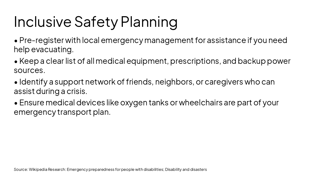 Slide 13 - Inclusive Safety Planning