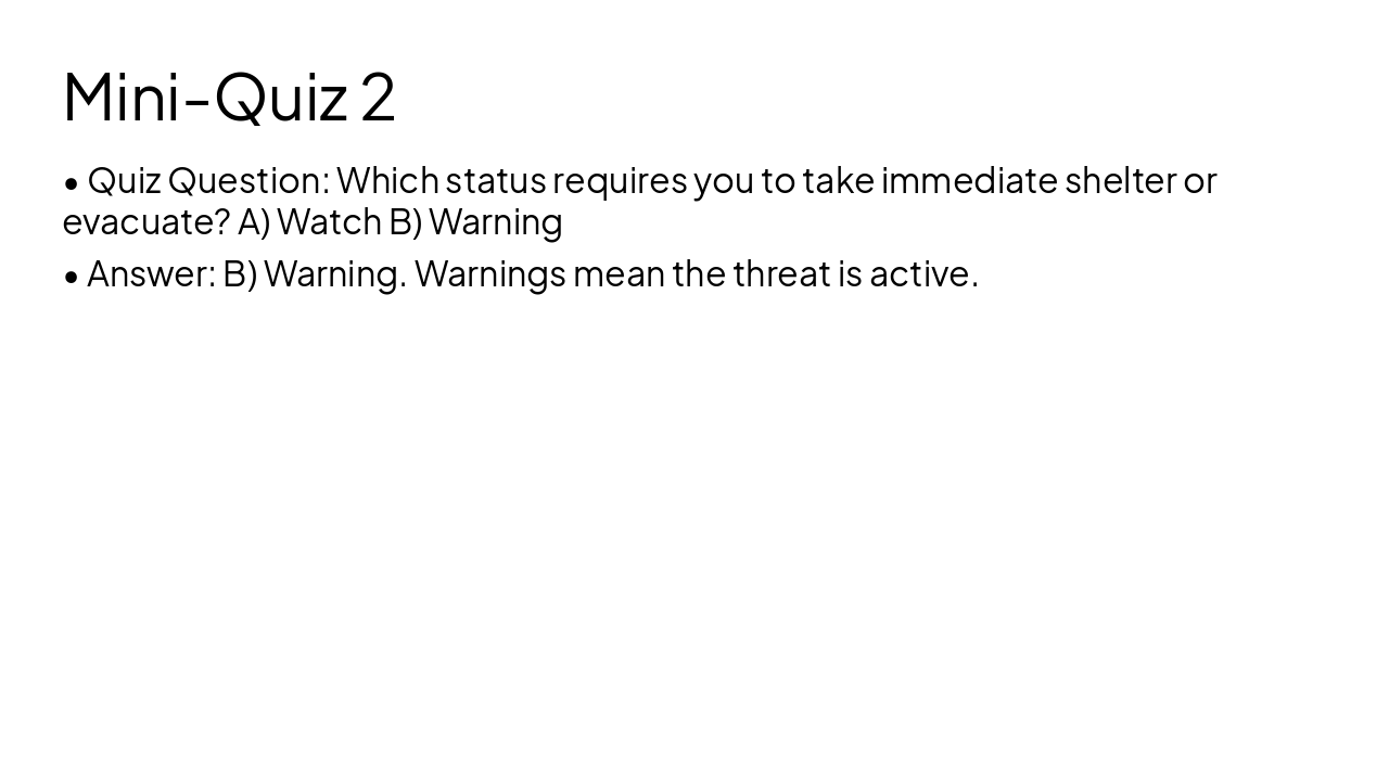 Slide 8 - Mini-Quiz 2