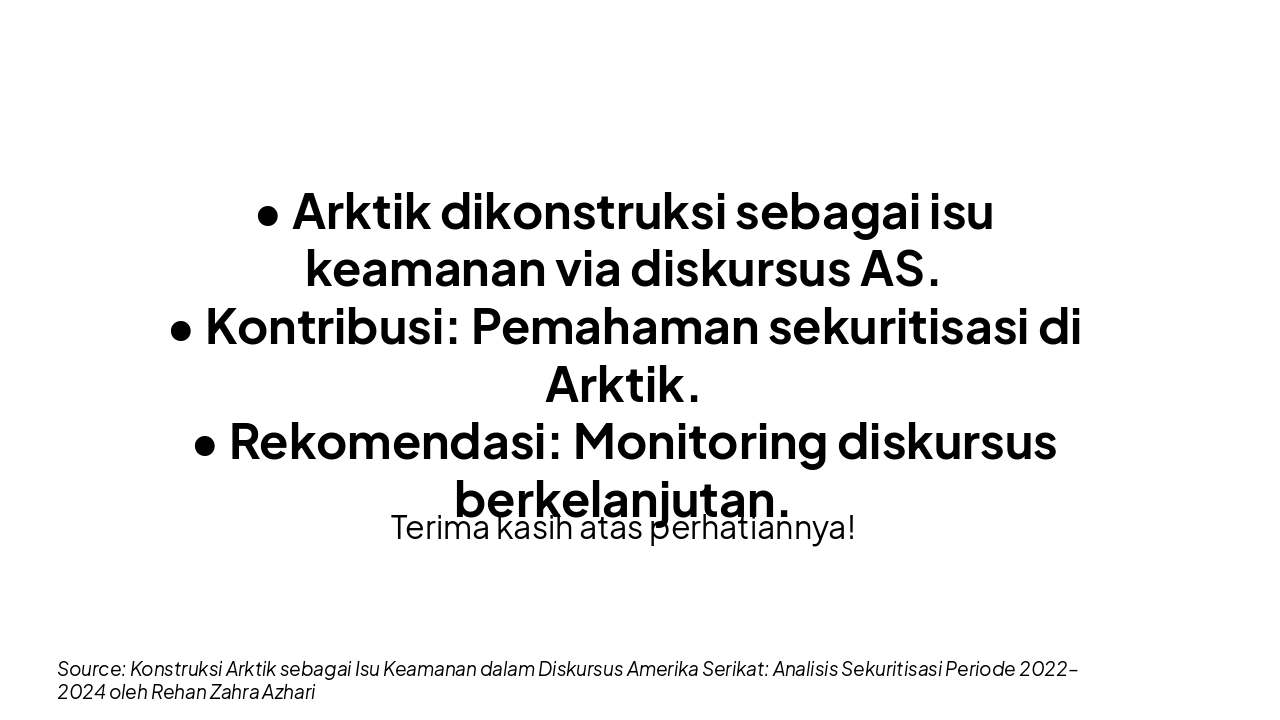 Slide 10 - Kesimpulan & Kontribusi