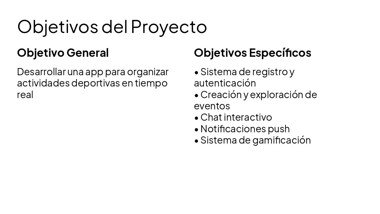 Slide 6 - Objetivos del Proyecto