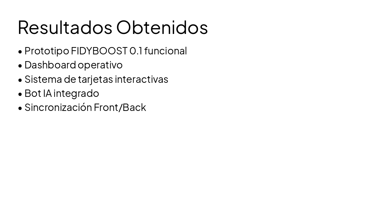 Slide 19 - Resultados Obtenidos
