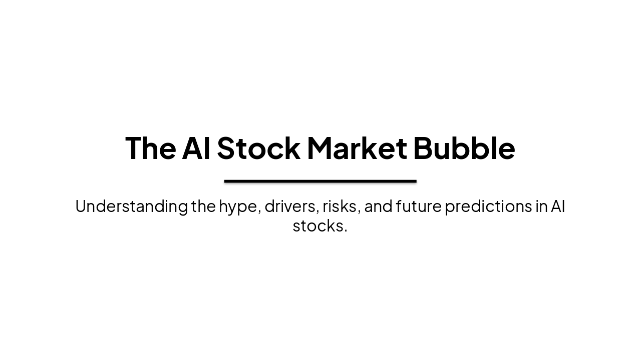 AI Stock Bubble: Hype vs Reality (27 chars)