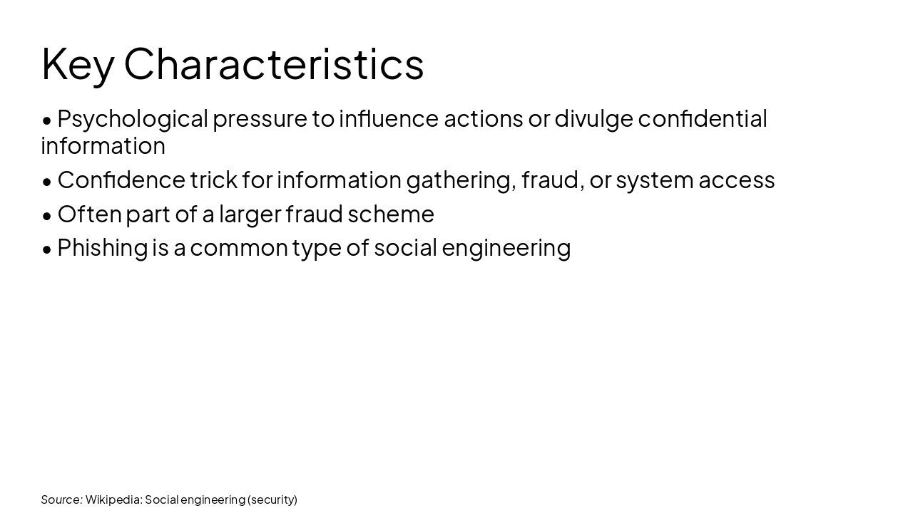Slide 4 - Key Characteristics