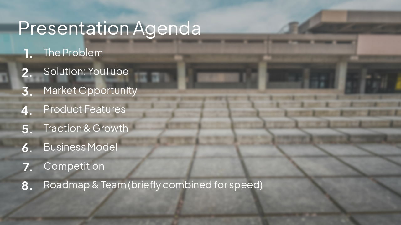 Slide 2 - Presentation Agenda