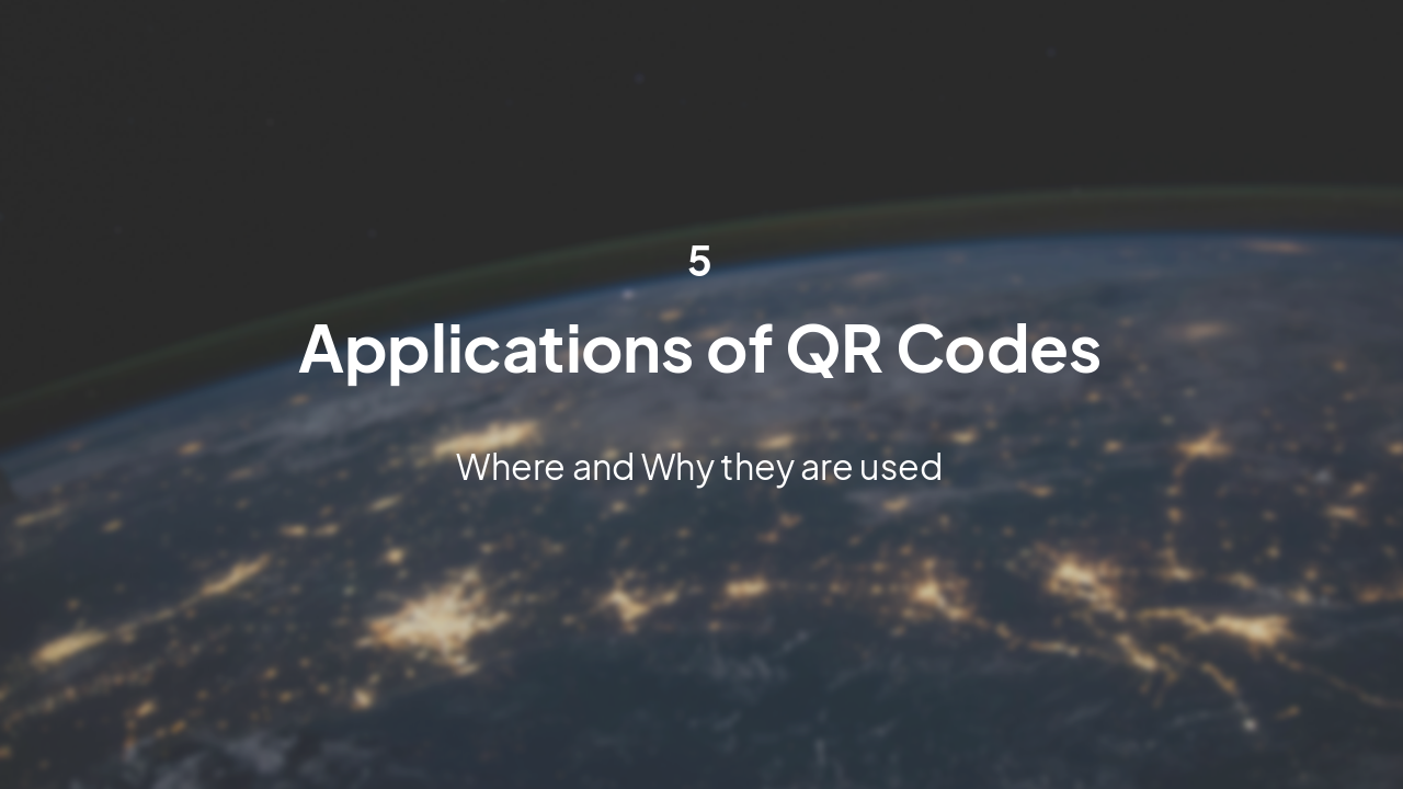 Slide 11 - Applications of QR Codes