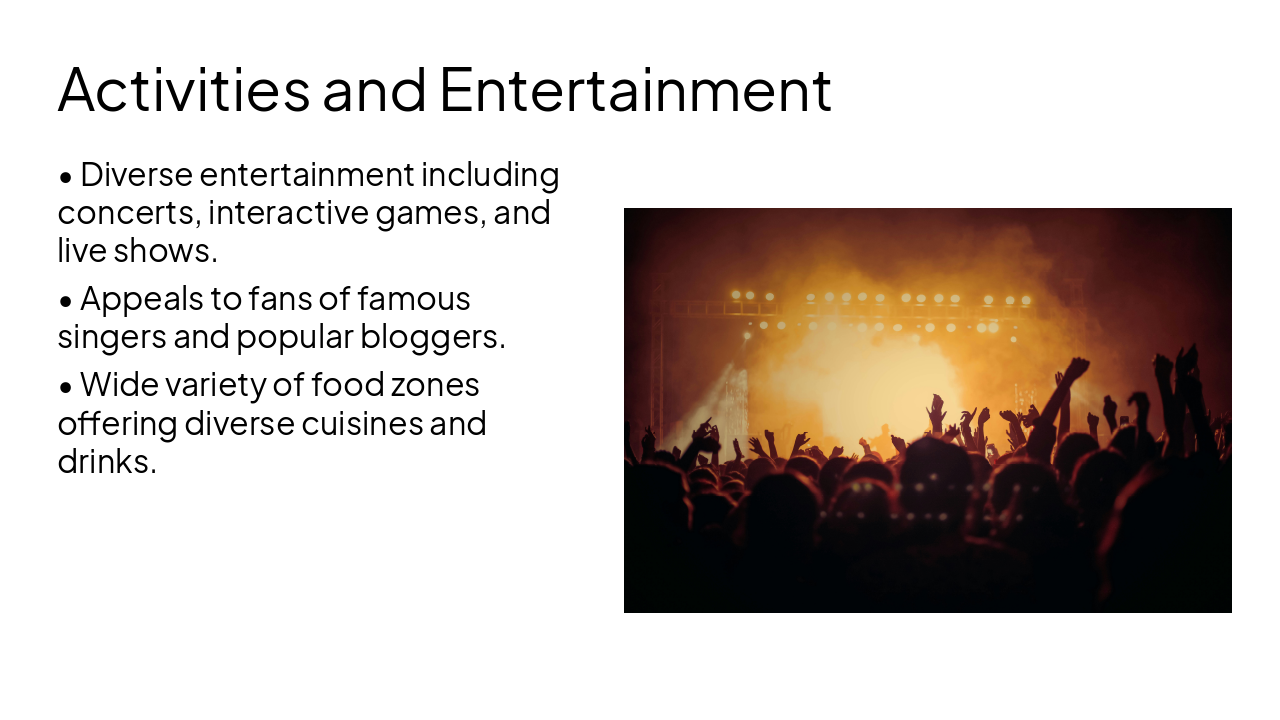 Slide 5 - Activities and Entertainment