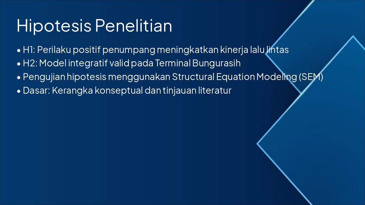 Slide 15 - Hipotesis Penelitian