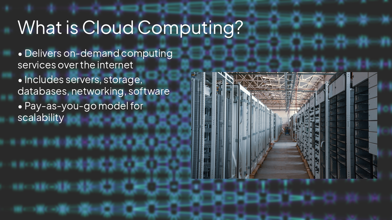 Slide 2 - What is Cloud Computing?