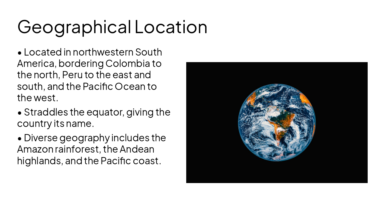 Slide 5 - Geographical Location
