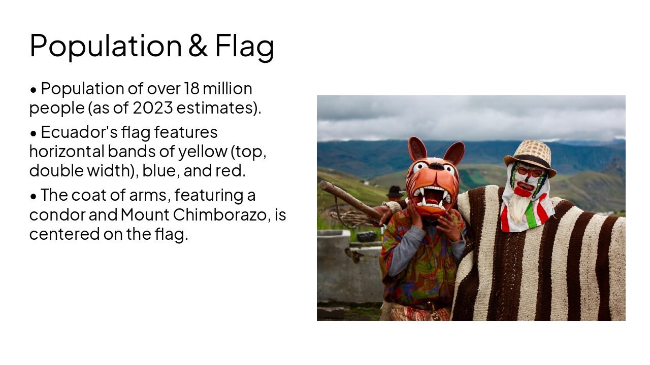 Slide 4 - Population & Flag