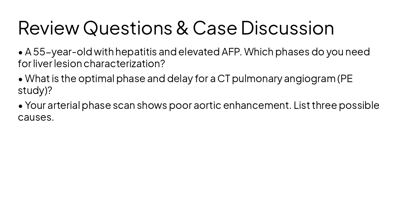 Slide 16 - Review Questions & Case Discussion