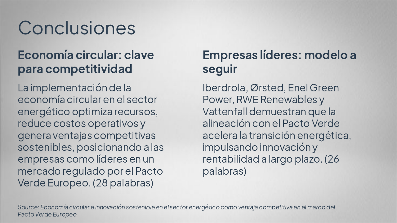 Slide 8 - Conclusiones