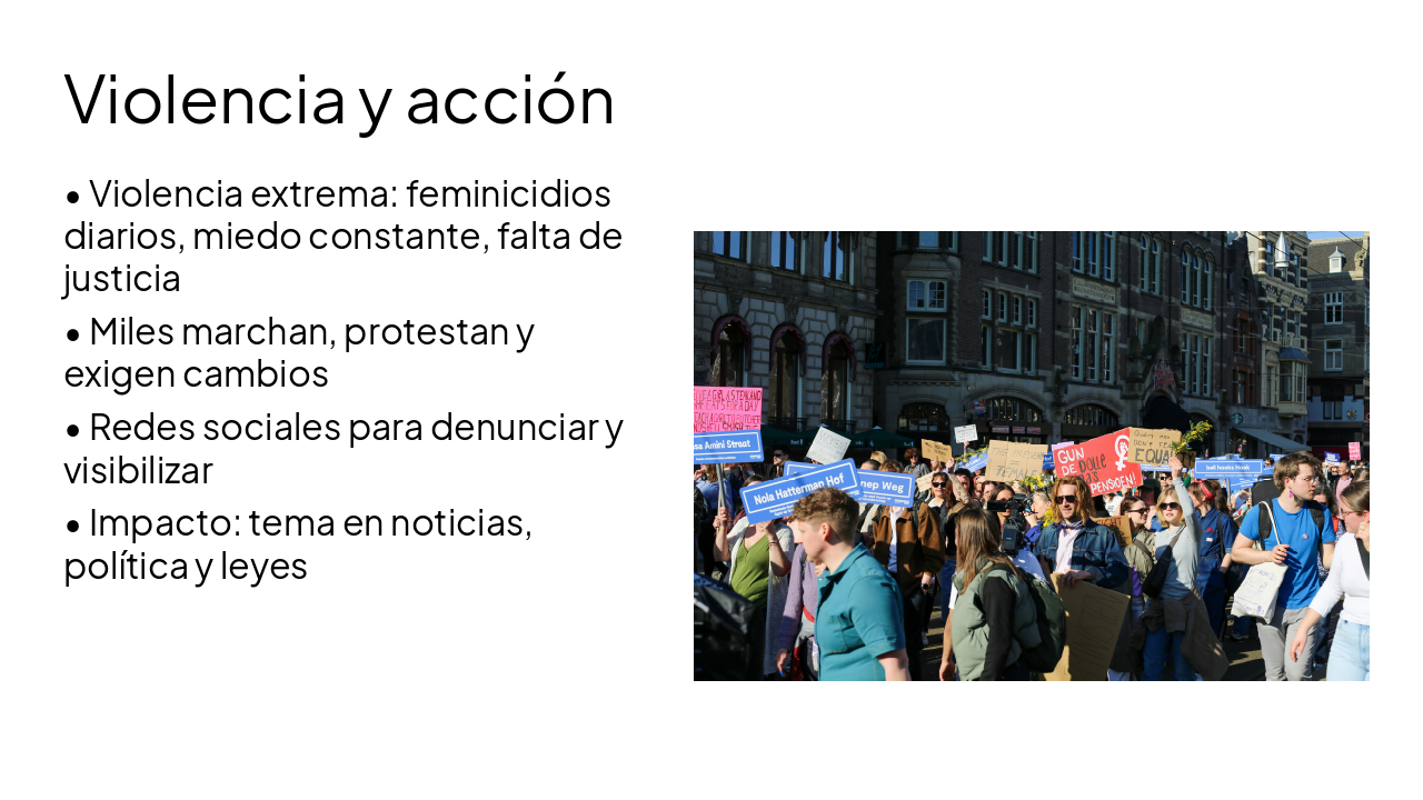 Slide 14 - Violencia y acción