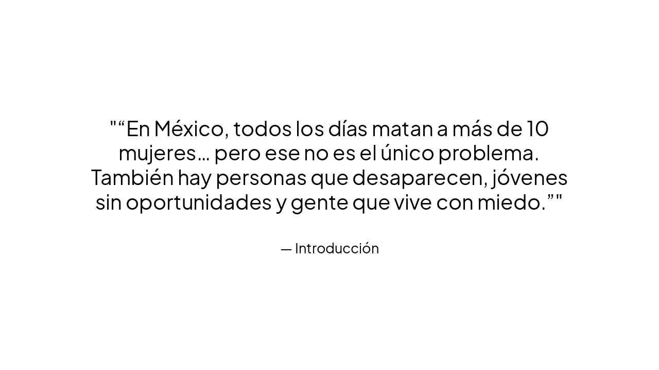 Slide 5 - Realidad en México