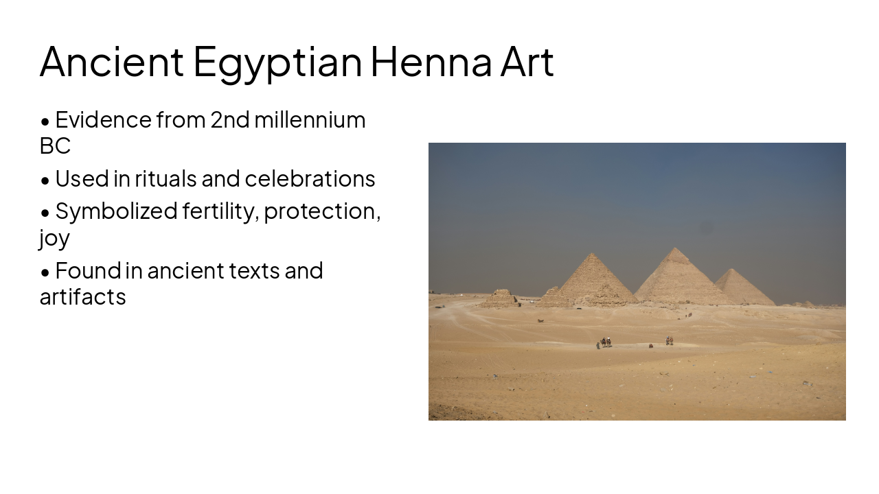 Slide 6 - Ancient Egyptian Henna Art