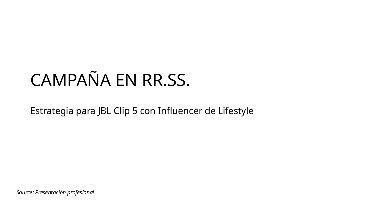 #SuenaEnGrandeJBL Campaign