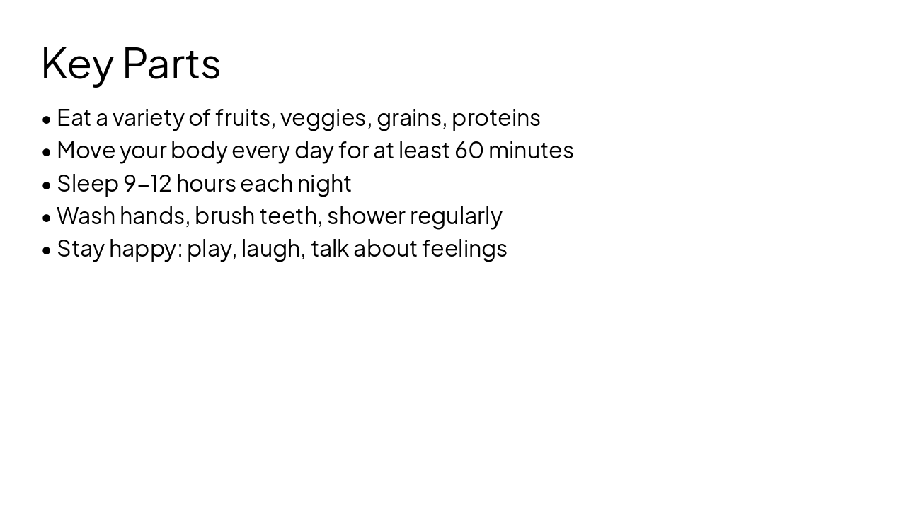 Slide 3 - Key Parts