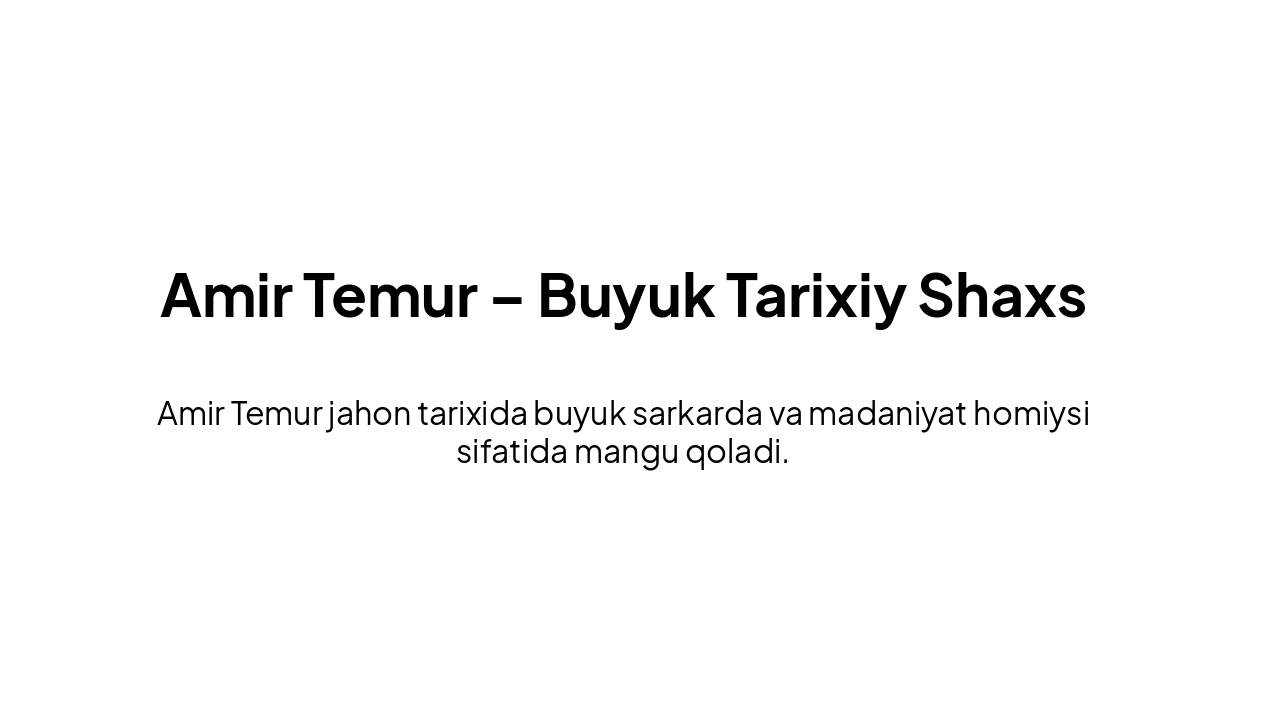 Slide 6 - Xulosa