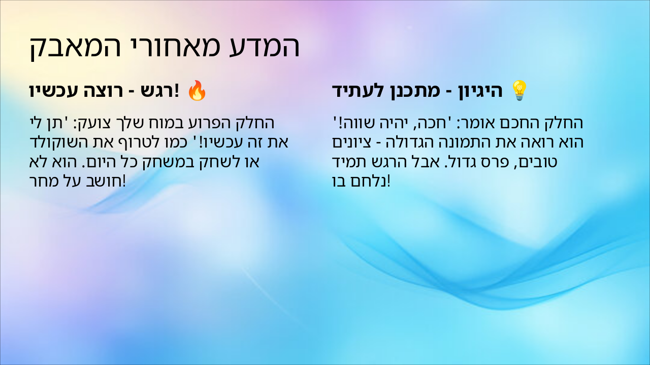 Slide 5 - המדע מאחורי המאבק
