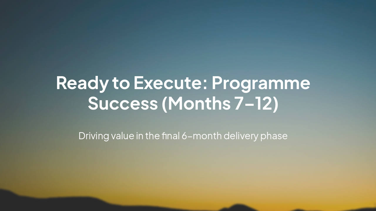 Slide 12 - Conclusion & Call to Action