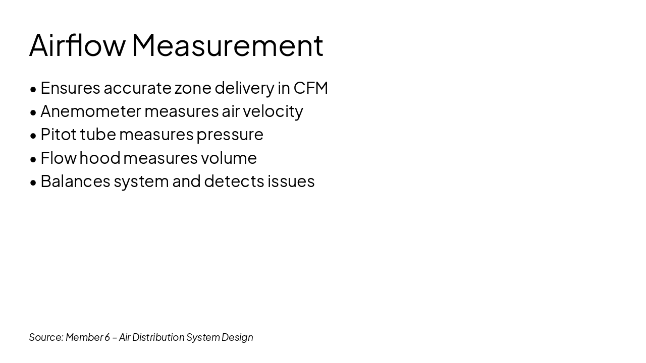 Slide 7 - Airflow Measurement