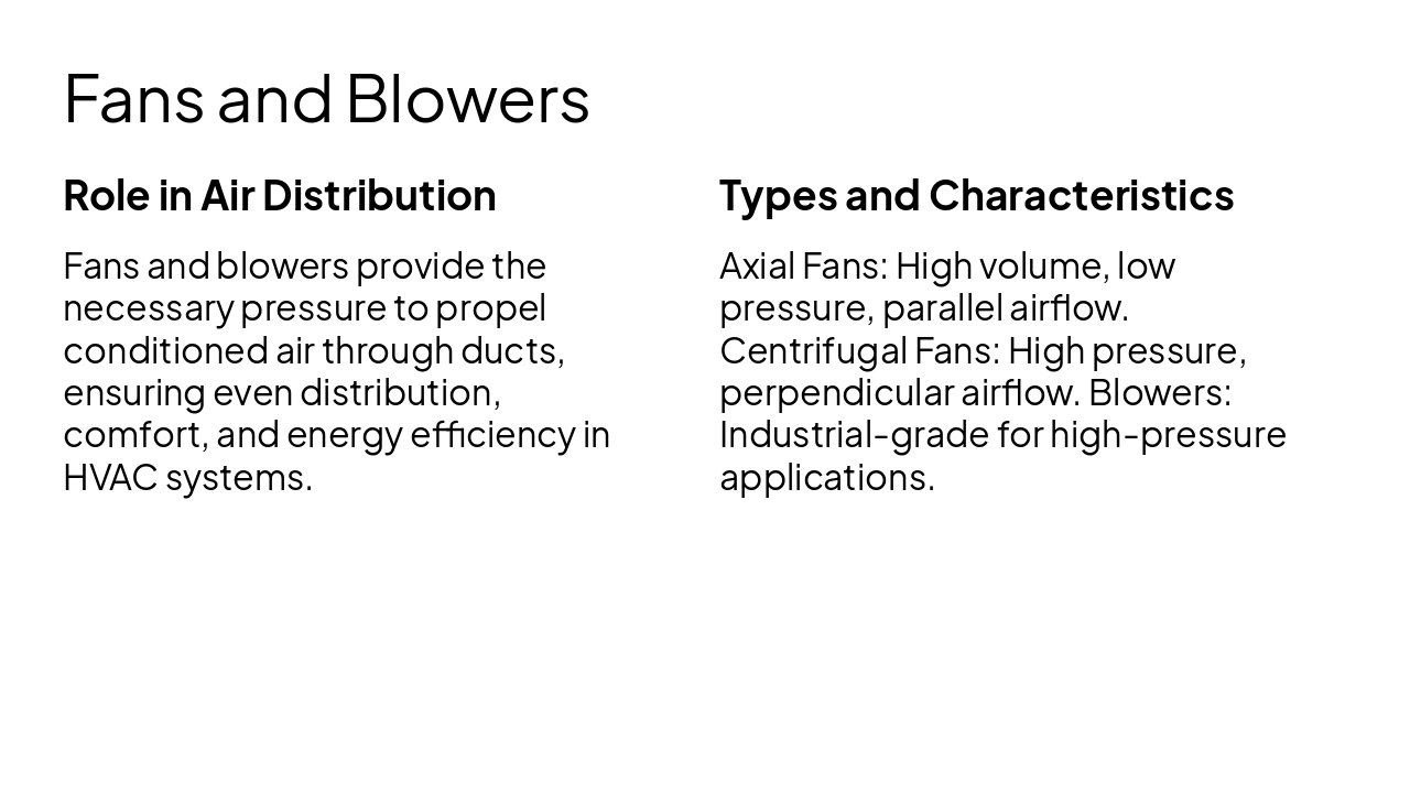 Slide 8 - Fans and Blowers