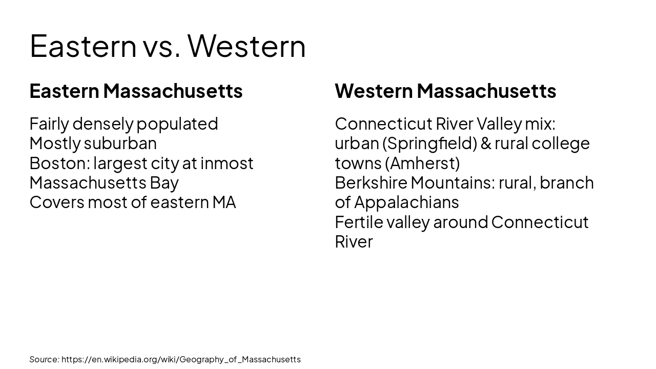 Slide 9 - Eastern vs. Western