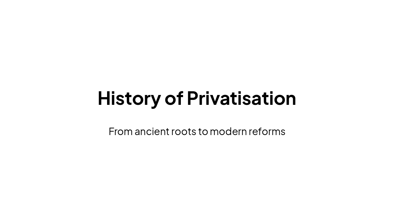 Slide 4 - History of Privatisation