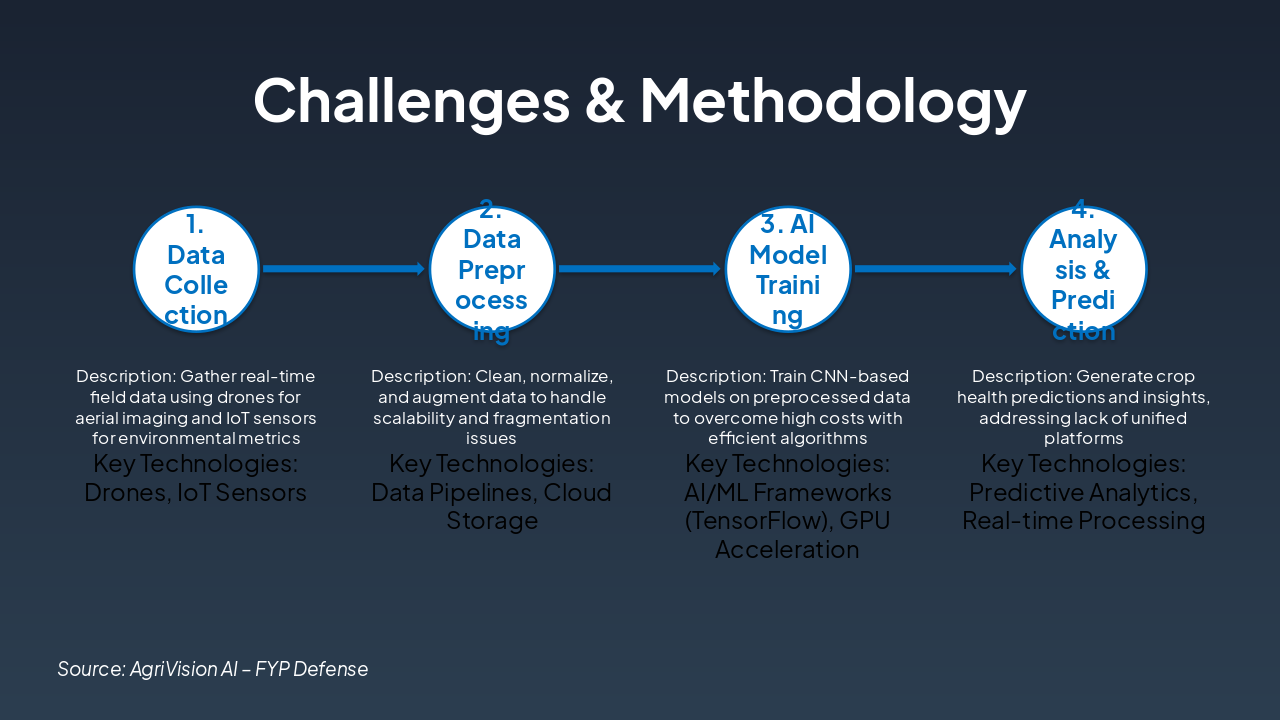 Slide 6 - Challenges & Methodology