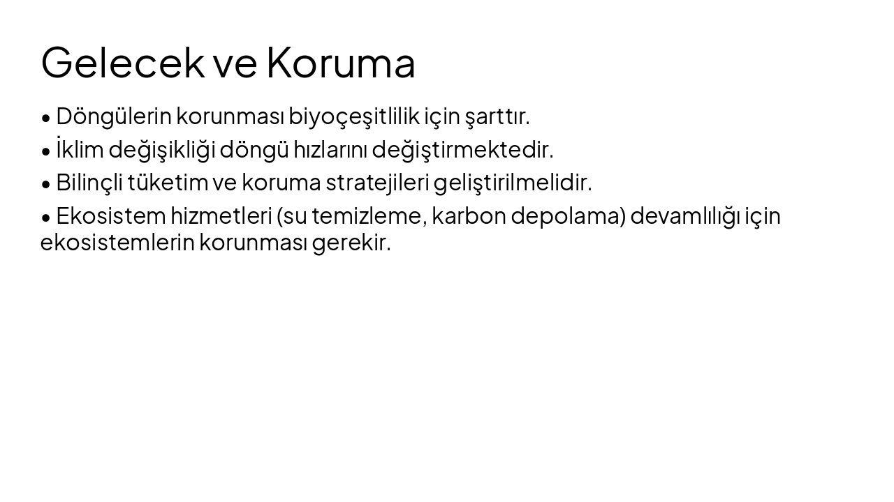 Slide 13 - Gelecek ve Koruma