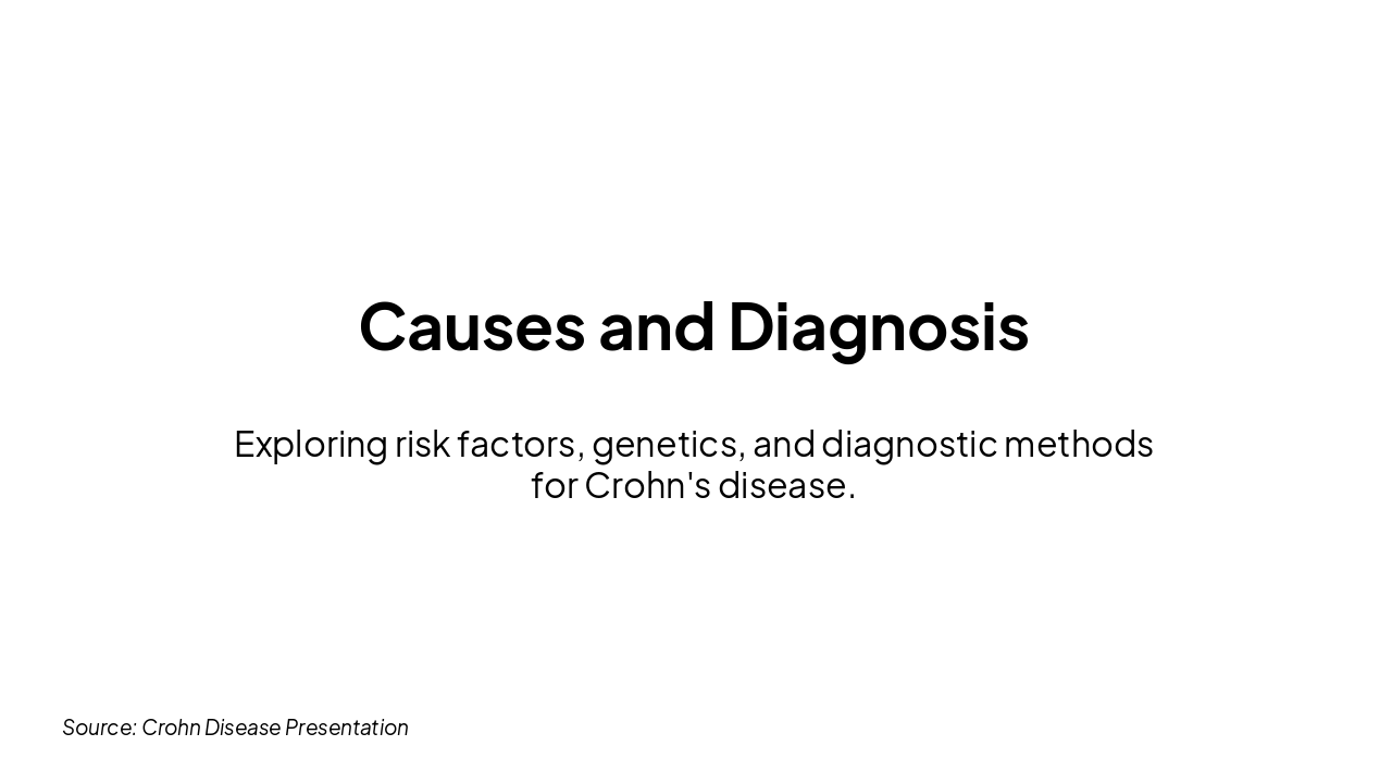 Slide 5 - Crohn's Disease
