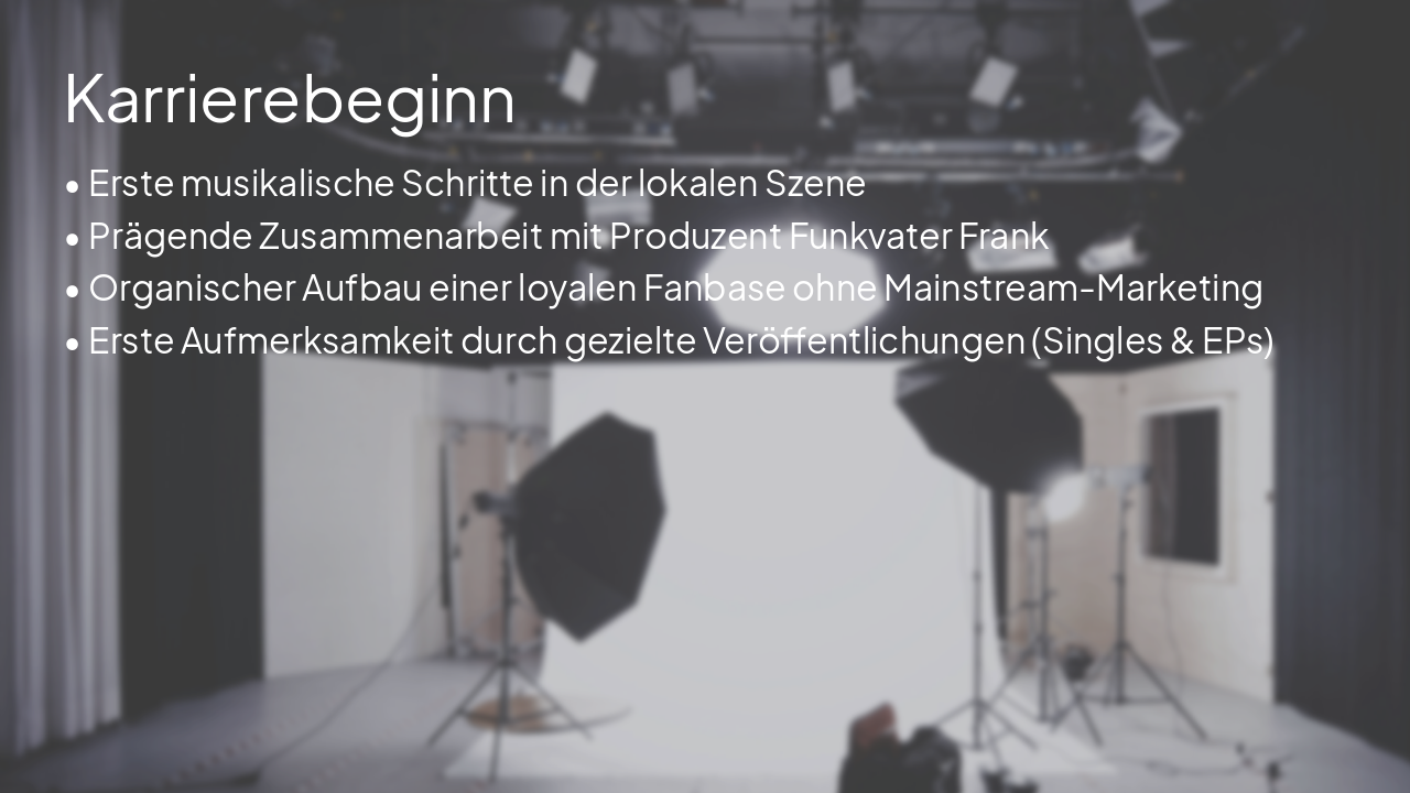 Slide 3 - Karrierebeginn