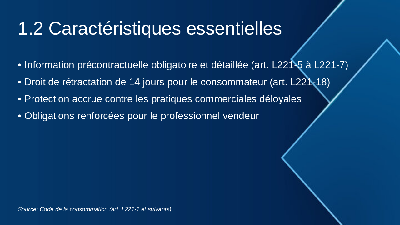 Slide 5 - 1.2 Caractéristiques essentielles