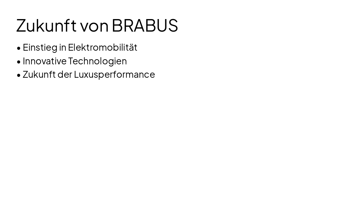 Slide 10 - Zukunft von BRABUS