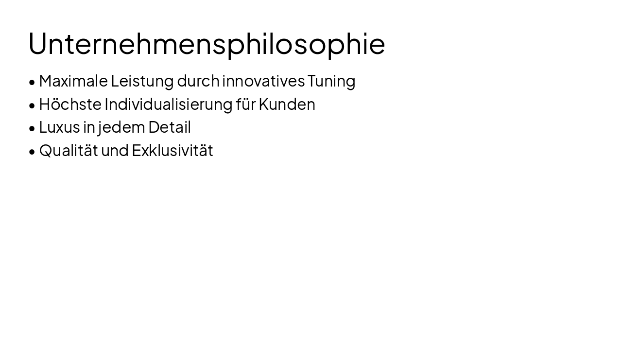 Slide 4 - Unternehmensphilosophie