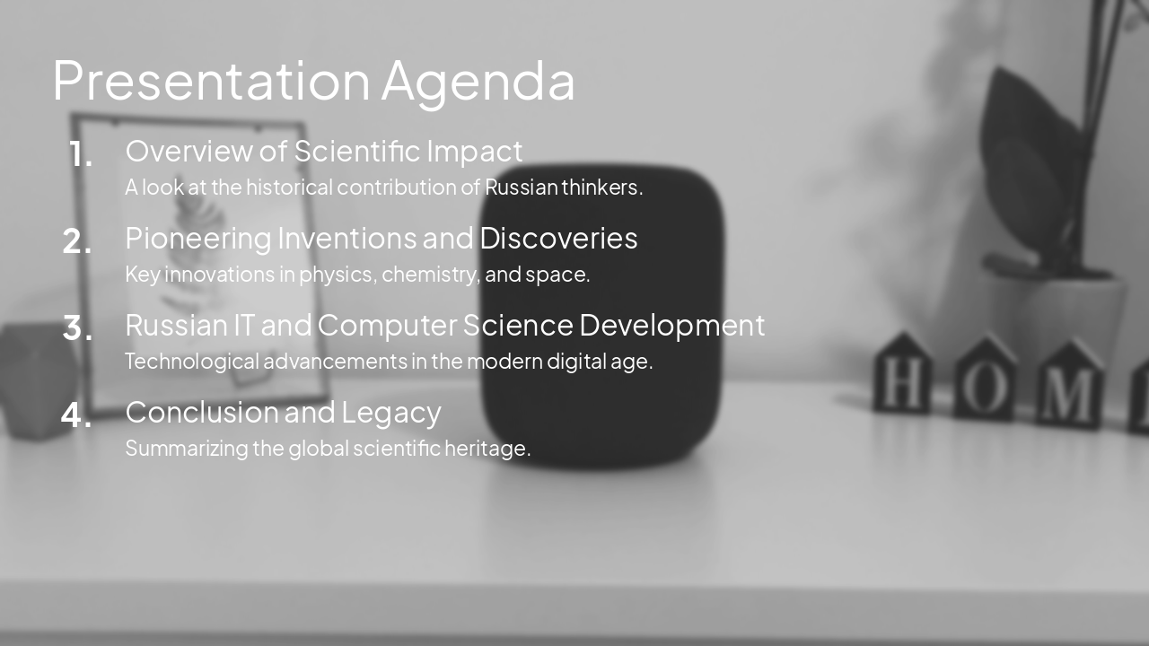 Slide 2 - Presentation Agenda