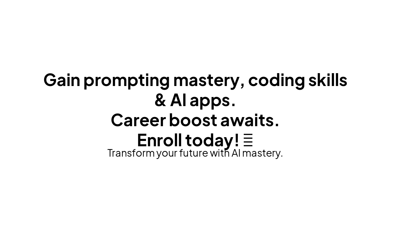 Slide 11 - Course Summary