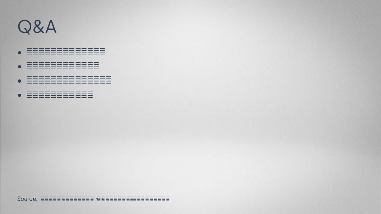 Slide 13 - Q&A