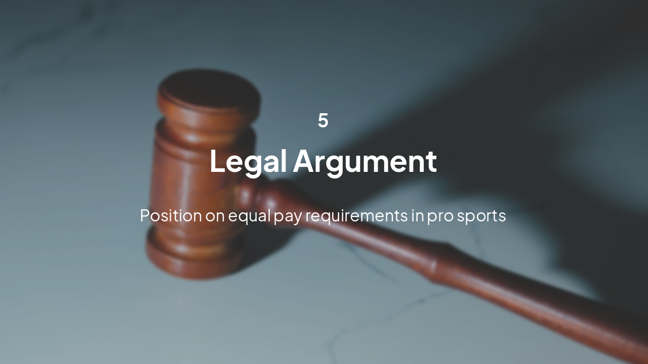 Slide 12 - Part 4: Legal Argument