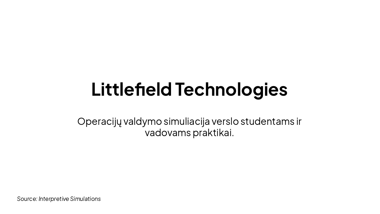 Slide 7 - Littlefield Technologies