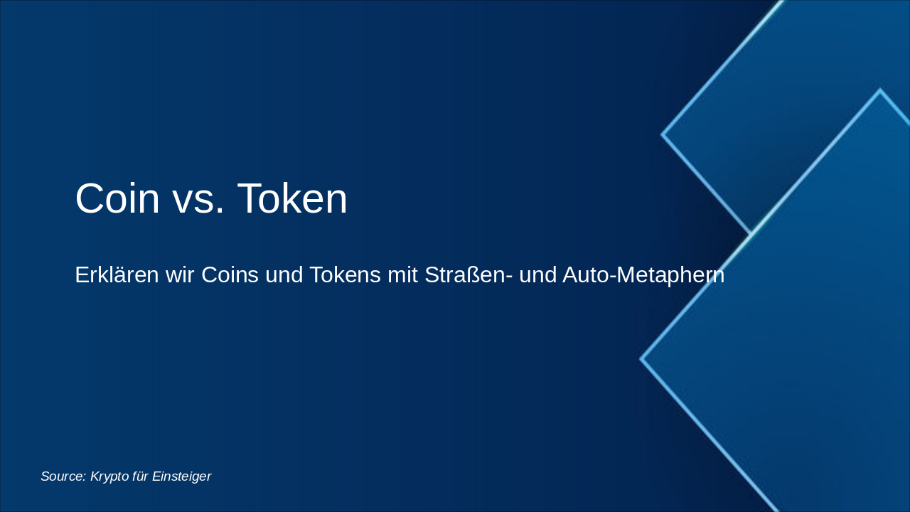 Coin vs Token: Highway Metaphor