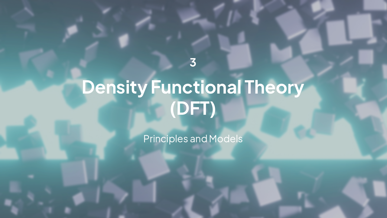 Slide 8 - Section 3: DFT Basics