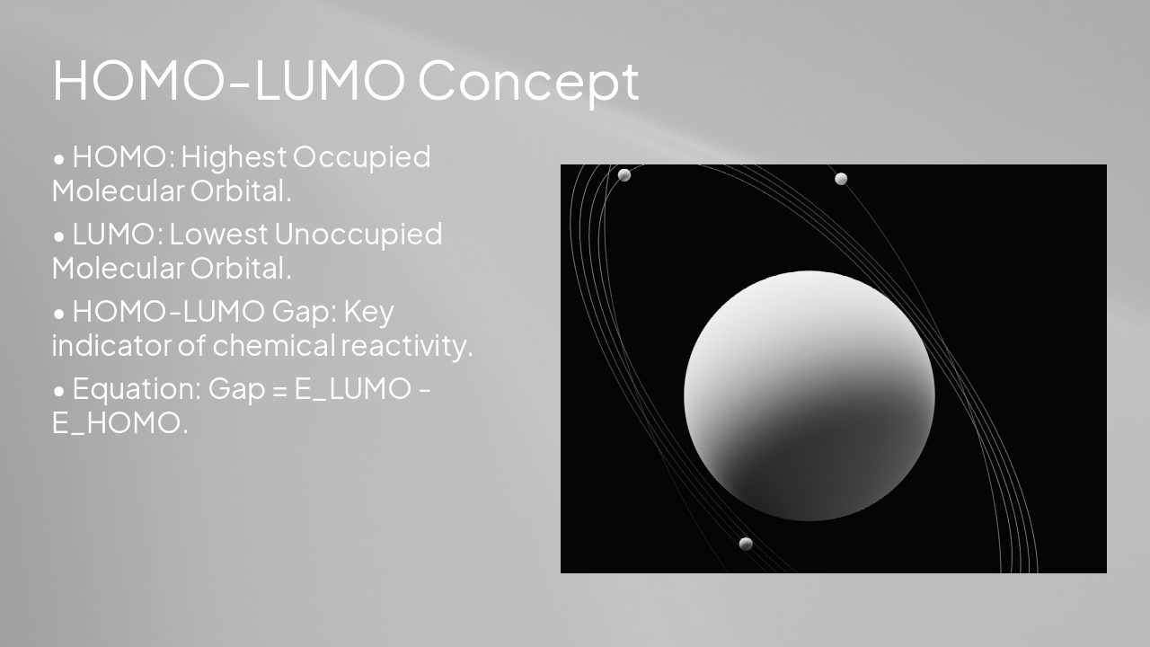 Slide 14 - HOMO-LUMO Concept