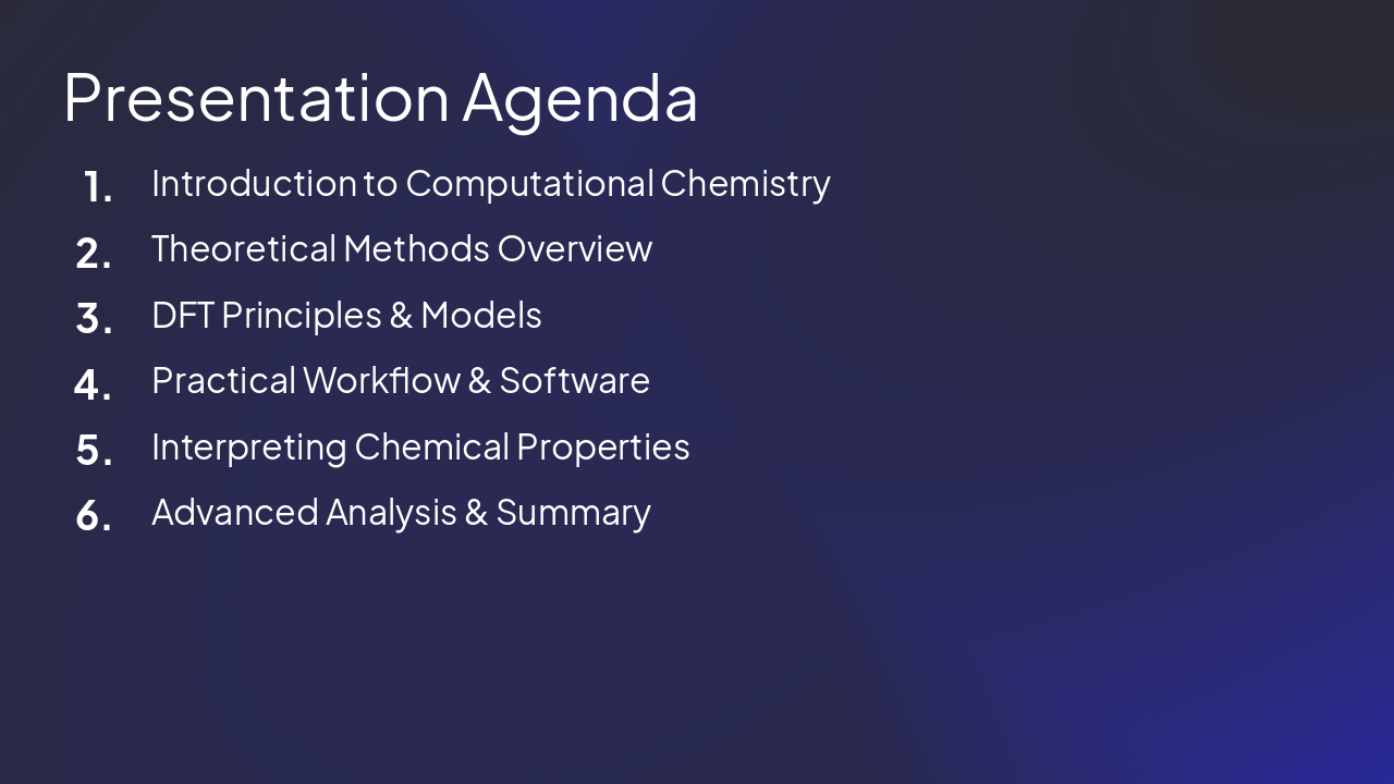 Slide 2 - Presentation Agenda