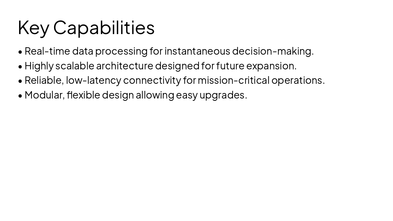 Slide 6 - Key Capabilities