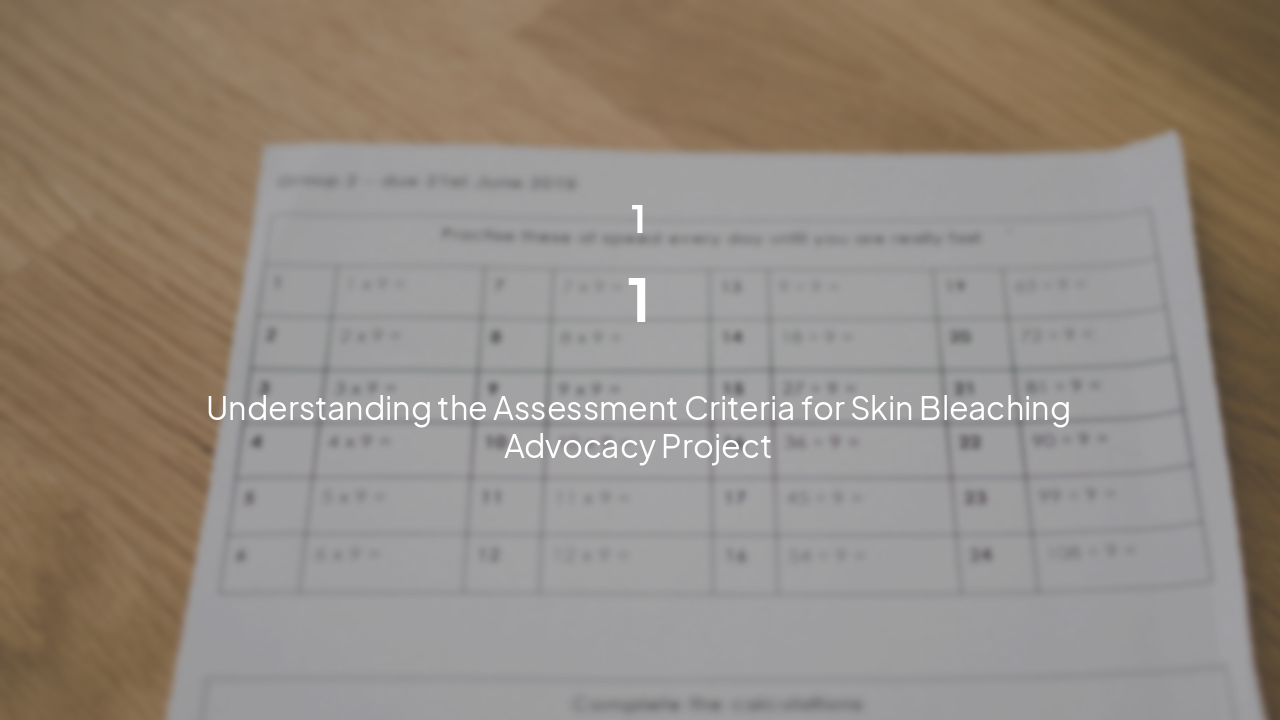 Slide 3 - Rubric Overview